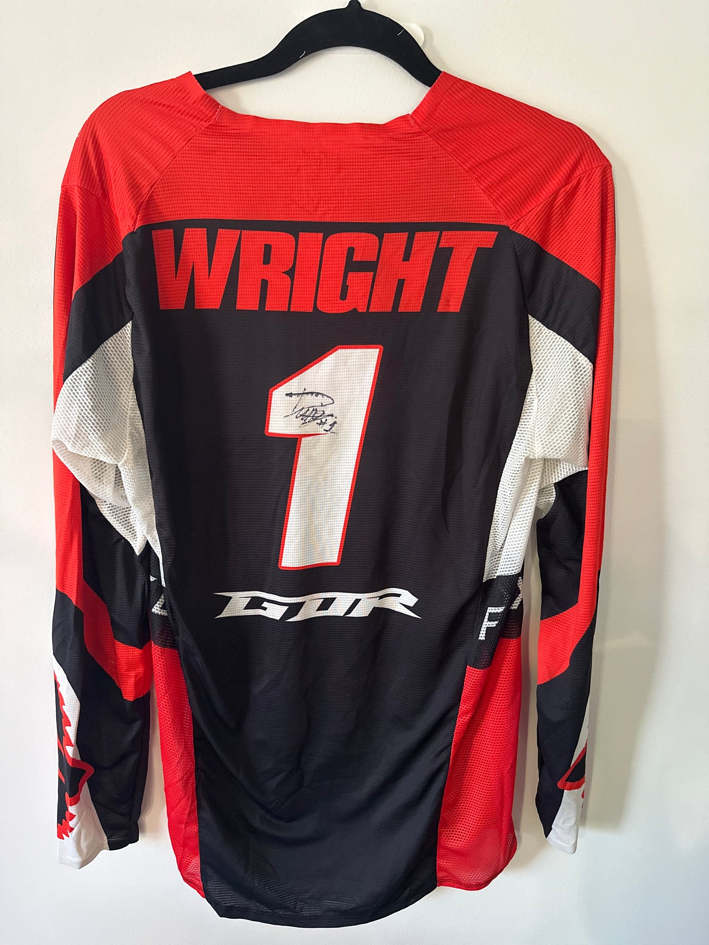 Dylan Wright Autographed Jersey