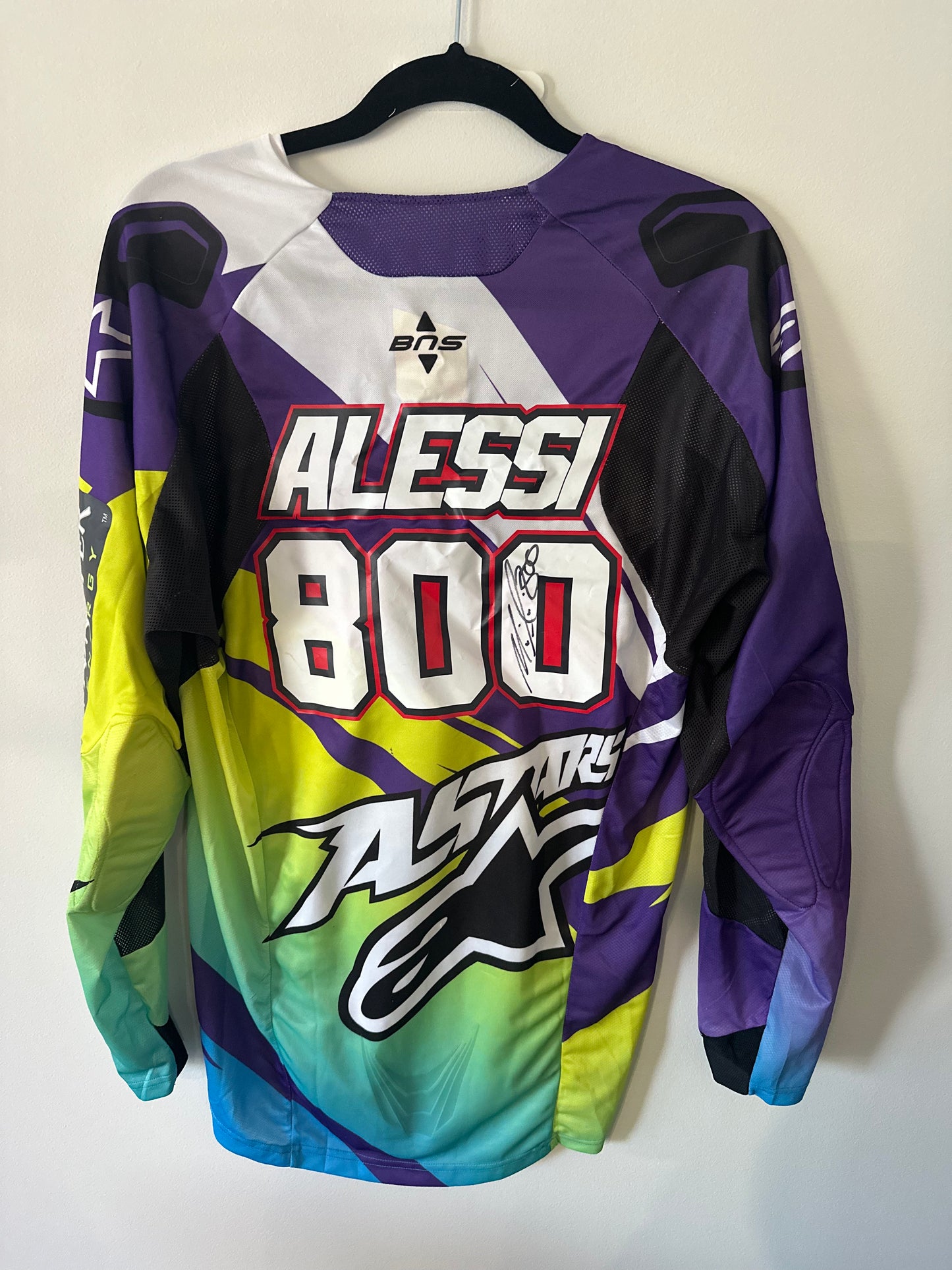 Mike Alessi Autographed Jersey
