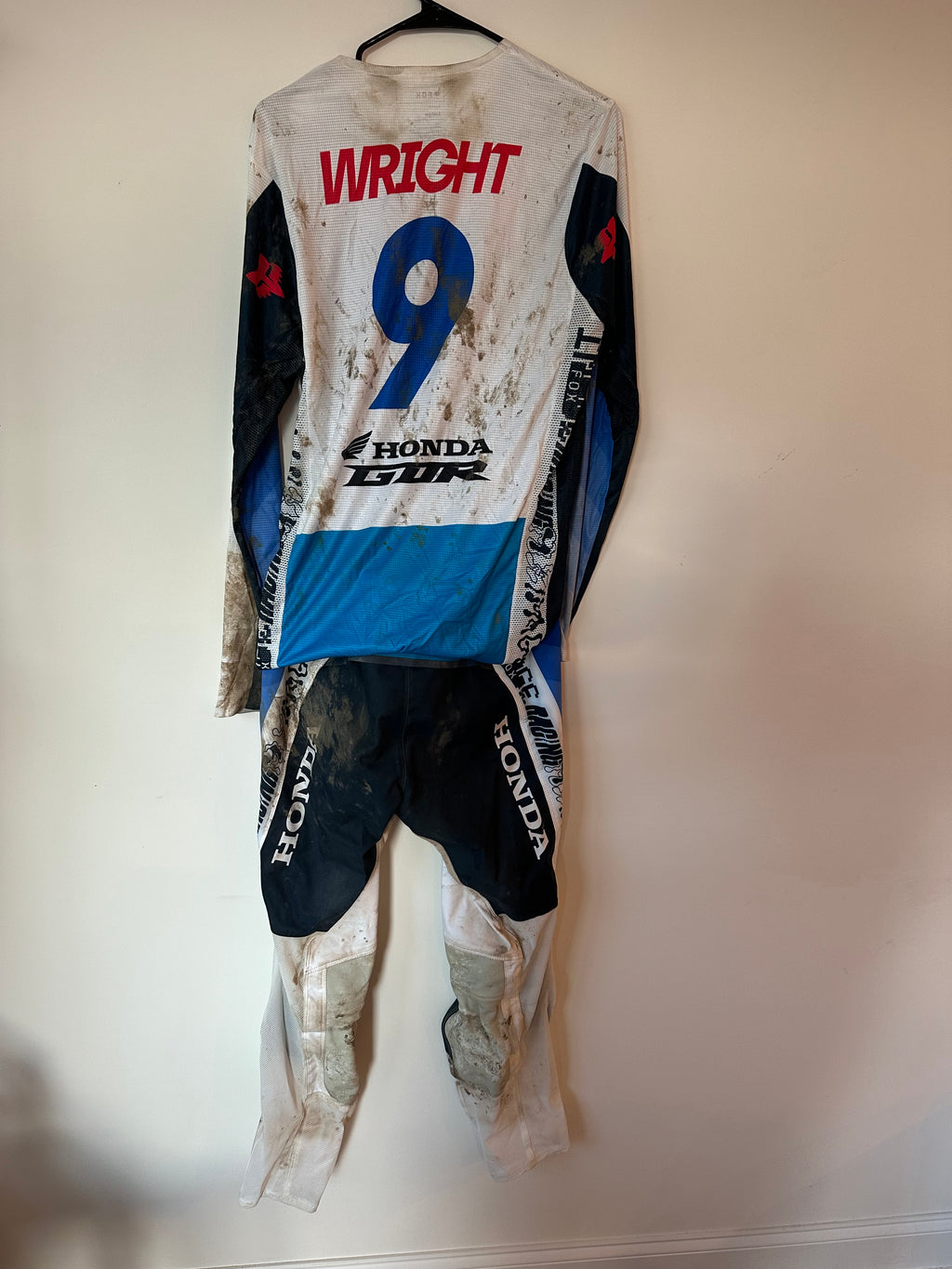 Dylan Wright Honda Canada GDR Fox Racing Military Appreciation Gear Set