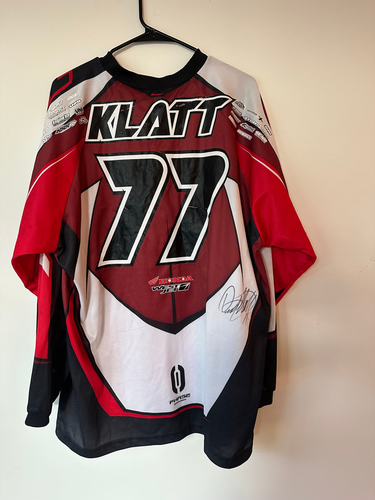 Dusty Klatt Blackfoot Honda  MXON #77 Jersey     **Rare**
