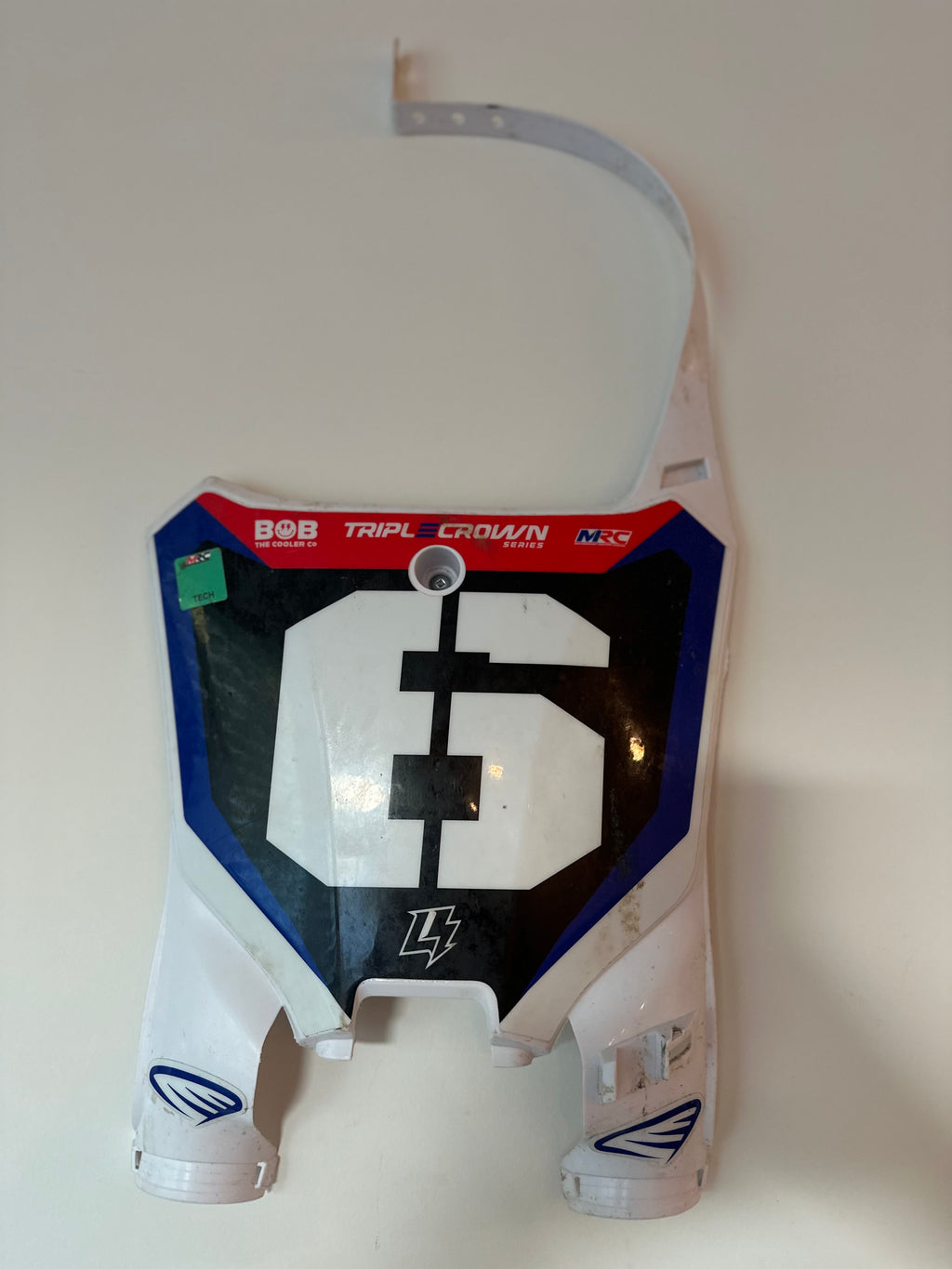 Ryder McNabb Honda Canada GDR Fox Racing Military Appreciation Front Number Plate