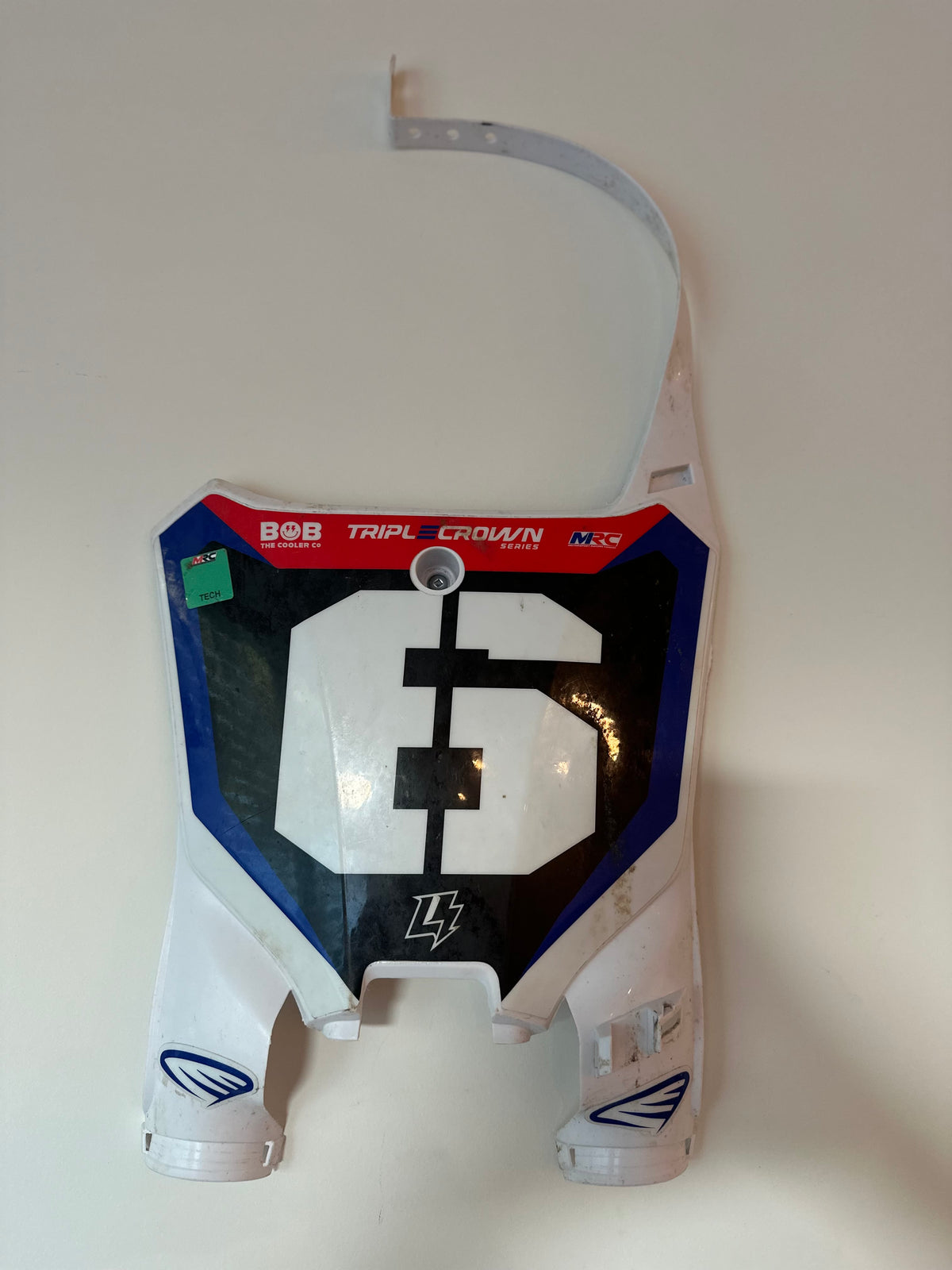Ryder McNabb Honda Canada GDR Fox Racing Military Appreciation Front Number Plate