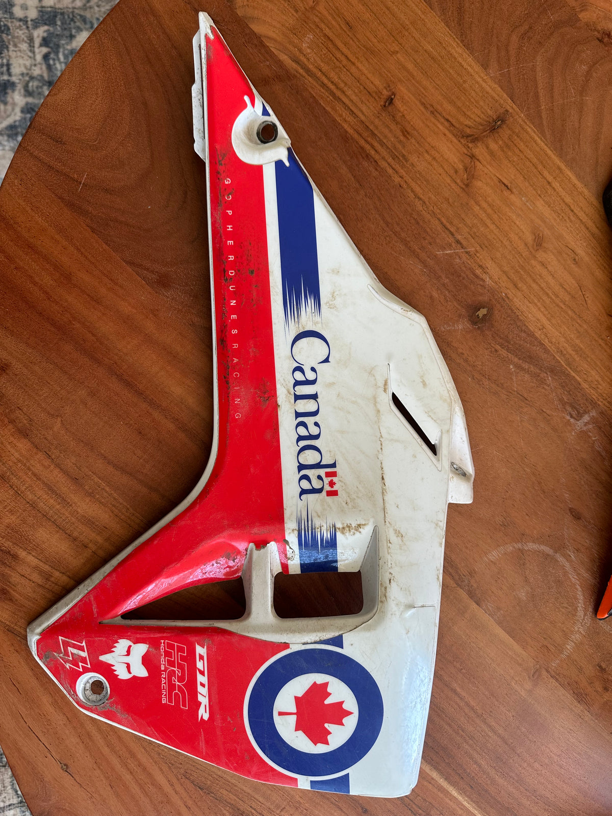 GDR Honda Canada Fox Racing Military Appreciation Rad Shroud